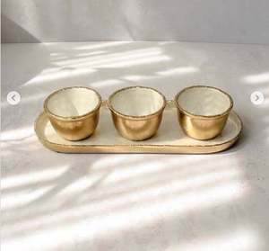 Tazón de Metal para Servir Chocolate, Frutas y Alimentos, Diseño Personalizado, Ideal para Fiestas, Superventas - Product Image 2