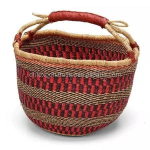 Cesta Bolga, Cesta Ecológica de Pasto Marino para Exhibición en el Hogar o Comercios - Product Image 6
