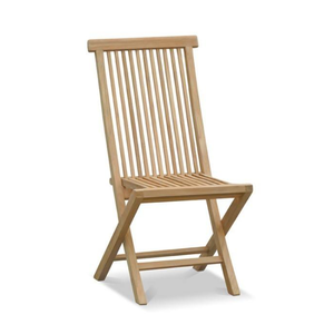 Best Quality Patio Sets Teak Wood <b>Folding</b> Chair with Round <b>Table</b> For Balcony Patio Garden and Terrace Furniture - Product Image 6