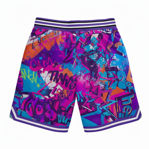 Pantalones Cortos de Baloncesto Hechos a Medida, 100% Poliéster, Ligeros, Cintura Elástica, Ropa Deportiva, Impresión de Logotipo Personalizado - Product Image 2