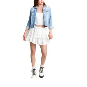 High Quality Women's <b>Denim</b> Jacket Long Breathable Woven Winter Casual Oversize Button Coat - Product Image 6