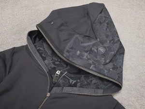 Sweat à capuche zippé intégral pour homme, en polaire mélangée, coupe oversize, thermique, délavé à l'acide, effet usé et décoloré par le soleil - Product Image 5