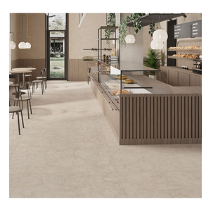 Warm Beige Marble Finish Porcelain Tile Soft Satin <b>Matt</b> Texture High Strength Porcelain Body Porcelain Tiles 60x120cm Premium - Product Image 1