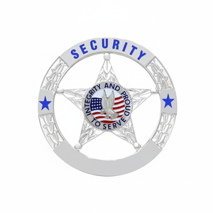 Fabricant OEM – Épinglette personnalisée en émail souple 3D, badge métallique brillant argenté avec logo pour chapeaux et uniformes - Product Image 3