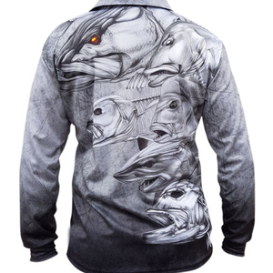 Camisa de Pesca Ligera de Primavera 100% Algodón, Talla Grande, Ropa Deportiva, Manga Larga, Secado Rápido, Sublimada para Hombre - Product Image 3