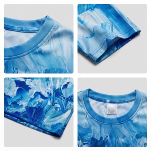 2026 Custom Men’s Summer T-Shirt <b>Set</b> Oversized 100% Cotton Breathable Solid Color Casual Sportswear Two Piece OEM Wholesale - Product Image 3