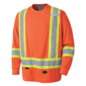 Mangoes Fashion 2026, Ropa de Seguridad Reflectante Fluorescente de Alta Visibilidad, Certificación ANSI Clase 1 y CE, Impermeable, de Poliéster y Seda - Product Image 5