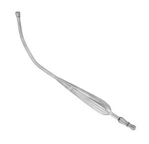 Nouvel arrivage professionnel : Tube d'aspiration Yankauer en acier inoxydable avec poignée et connecteur de pointe d'aspiration, instrument chirurgical autoclavable - Product Image 6