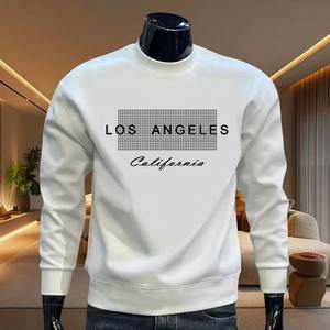 Sweat-shirt décontracté chaud à manches longues pour homme, col rond classique, imprimé dessin animé brodé, collection Printemps-Automne 2026 - Product Image 2