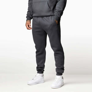 Ensemble de survêtement pour homme, léger, respirant et confortable, couleur unie, avec sweat à capuche et pantalon, collection Printemps 2025 - Product Image 4