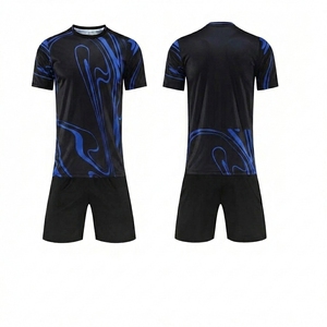 Services OEM à séchage rapide, maillots d'équipe personnalisés, style personnalisable, ensembles de maillots de football sublimés, 100% polyester, impression par transfert thermique - Product Image 3