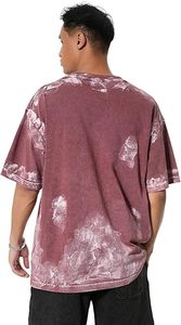 T-shirts oversize pour hommes, style vintage délavé, impression DTG personnalisée, coton, coupe ample, nouveaux designs. - Product Image 3