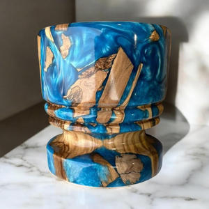 Brûleur de Bakhoor traditionnel arabe de style dubaï Brûleur d'encens en bois et acrylique Brûleur d'encens en bois de meilleure qualité - Product Image 3