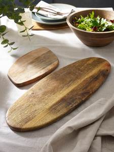Tabla de Cortar de Madera Rectangular con Asa, Acabado Natural - Product Image 6