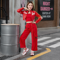 Costume de danse hip-hop jazz pour femmes Baige, style cheerleader, tenue de scène, robe de performance, tailles S-XL