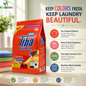 Bright Laundry <b>Detergent</b> Powder with Rose Oud Scent for Colored Fabrics Daily Wash | Powerful Dirt Removal and Fabric Freshness - Product Image 5