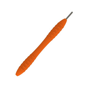 Sonde dentaire ergonomique orange, outil de nettoyage manuel, poignée antidérapante, autoclavable, socle conique orange, tige de miroir dentaire, Pakistan - Product Image 2