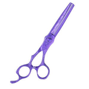 Ciseaux de coiffure professionnels en acier inoxydable 4Cr13 à 28 dents pour salon et usage domestique, pour droitiers - Product Image 4