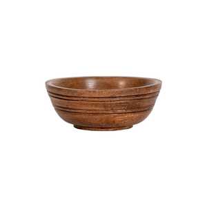 Finished Carving Design Wooden Bowl Minimalist Design Uncoated Wood Craft For Food Serving Home Decor Acacia Wood Bowls - Product Image 1