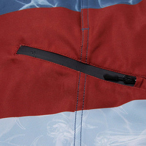 Shorts de sport légers personnalisés imprimés par sublimation, style streetwear, pour le football, la plage et la pêche, avec poches, taille mi-haute - Product Image 6