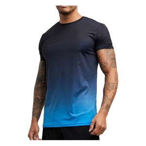 T-shirts de sport personnalisés pour hommes, haute élasticité, respirants, séchage rapide, manches courtes, pour le basketball en extérieur - Product Image 2