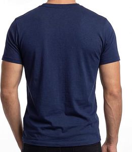 เสื้อยืดคอกลมผ้าคอตตอนผสมสำหรับผู้ชาย ทรงสปอร์ตเนื้อผ้านุ่มพิเศษ เสื้อยืดแขนสั้นสีพื้นลำลองสำหรับผู้ชาย ไซส์ S - 4XL ทรงสปอร์ต - Product Image 2