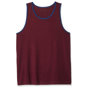 เสื้อกล้ามออกกำลังกายแบบใหม่สำหรับผู้ชาย มีสินค้าพร้อมส่ง ผลิตจากผ้าฝ้ายผสมโพลีเอสเตอร์ - Product Image 1