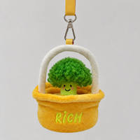Pendentif en plâtre parfumé sur le thème des plantes 'Fleur porte-bonheur' de Brin Custom, 15 cm, unisexe, accessoire pour voiture et armoire, pour tous les âges
