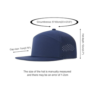 Casquettes Snapback Sportives Hip-Hop Personnalisées avec Logo, Respirantes, Imperméables, 100% Coton, Haute Qualité, Vêtements de Mode - Product Image 4