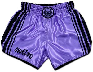 Muay Thai shorts premium satin fabric lightweight breathable training shorts <b>elastic</b> waistband gym fitness wear for men women - Product Image 5