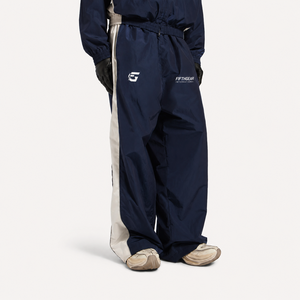 Oversized Tracksuit Jacket Navy <b>colour</b> Men Soccer tracksuit Pant in Blue high demanding service customization available - Product Image 4