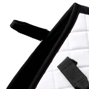 Accessoires d'équitation de la marque Source Factory, tapis de selle en coton équestre de qualité supérieure, blanc, logo personnalisé, tapis de selle pour chevaux - Product Image 1
