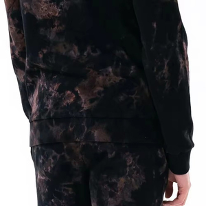 Survêtement d'hiver pour homme respirant, à séchage rapide, antibactérien, imprimé streetwear délavé à l'acide, 100% coton léger à capuche - Product Image 3