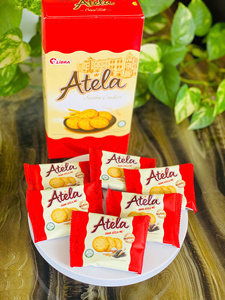 ATELA Biscuits au sésame 150g, croustillants, ronds, saveur salée, faible teneur en sel et en glucides, boîte/sachet, fabricant Vietnamien - Product Image 6