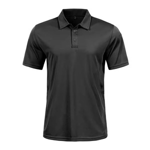 Breathable Polo <b>T</b>-<b>Shirt</b> 100% Polyester Dry Fit Short Sleeve <b>Moisture</b> <b>Wicking</b> Athletic Sportswear Golf Top Custom Logo Wear - Product Image 4
