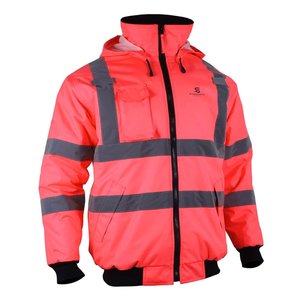 Chaqueta de Trabajo Impermeable y Reflectante para Hombre, Alta Visibilidad, Invierno, Seguridad, Construcción, Resistente al Viento, 2026 - Product Image 4