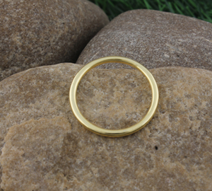Wholesale Gold Plated <b>925</b> Sterling <b>Silver</b> Simple Band <b>Ring</b> High Polished Plain Wedding Band Minimalist Unisex Stackable <b>Ring</b> - Product Image 3