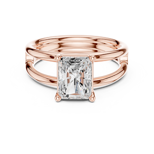 แหวนหมั้นเพชรทรงรัศมี 2 กะรัต เพชรเลี้ยงในห้องปฏิบัติการ ตัวเรือนทอง 14K พร้อมใบรับรอง IGI VS1 E สำหรับวันครบรอบแต่งงาน ขายดี - Product Image 5