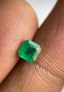 มรกตแอฟริกันทรงแปดเหลี่ยมเจียระไนแบบธรรมชาติ, มรกตทรงเหลี่ยม, เครื่องประดับมรกต - Product Image 2