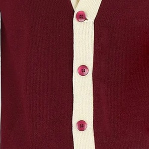 Cardigan court d'hiver en mohair de haute qualité, unisexe, service OEM personnalisé, avec boutons, tricot torsadé uni, doublure en laine - Product Image 5