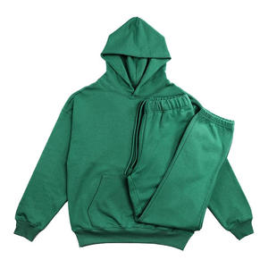 Conjunto Deportivo para Hombre, 100% Algodón, Felpa Francesa, Personalizable con Logotipo, Sudadera con Capucha y Pantalones Deportivos - Product Image 1