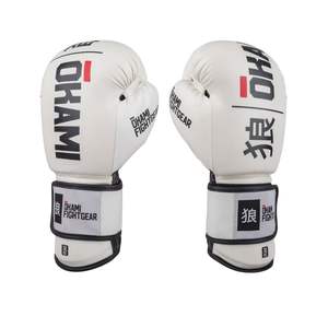 Guantes de boxeo MMA de alta calidad, los mejores guantes de boxeo para kickboxing y muay thai, con correa ancha, de cuero PU, en tallas 10oz, 12oz, 14oz, 16oz - Product Image 3