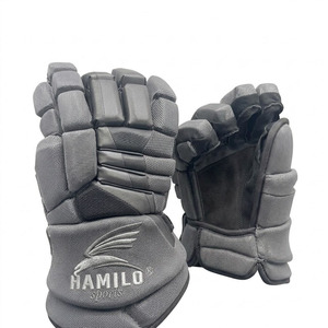 Gants de hockey sur glace à doigts entiers, best-seller, pour entraînement professionnel, nouveau design, équipement de lacrosse pour jeunes, gants de hockey sur glace pour terrain. - Product Image 3