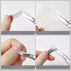 Ciseaux professionnels pour sourcils, ciseaux à cuticules, coupe-ongles courbé, coupe-peaux mortes, outil de manucure - Product Image 5