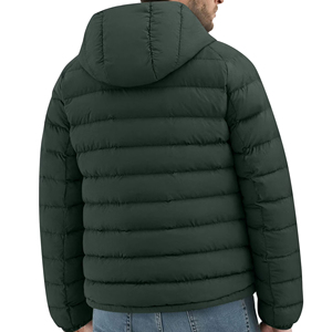 Chaqueta Acolchada con Capucha para Hombre, Personalizada, Cálida, Impermeable, para Invierno, al por Mayor, OEM, ODM - Product Image 3