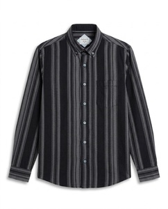 Camisa Clásica Casual a Rayas, Transpirable, de Verano, 100% Algodón, con Botones, ODM - Product Image 4