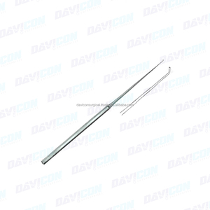 Crochets d'oreille micro-évasés en acier inoxydable chirurgical de haute qualité pour ORL, SHEA, 15 cm/6 pouces, 2,0 mm, 45 degrés - Product Image 4