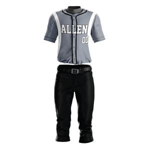 2025 último diseño logotipo personalizado béisbol Jersey pantalón transpirable secado rápido 100% poliéster sublimación desgaste al por mayor béisbol - Product Image 1