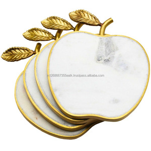 ชุดจานรองแก้วหินอ่อนทันสมัยแบบพรีเมียมรักษ์โลกสำหรับใช้ในบ้าน - Product Image 1