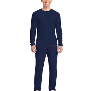 เสื้อสครับทางการแพทย์แบบใหม่ ส่งเร็ว ชุดยูนิฟอร์ม เสื้อยืดสครับผู้ชาย ผ้าไม่ยับ มีกระดุม ทรงพอดีตัว สวมใส่สบาย เหมาะสำหรับพยาบาล - Product Image 6